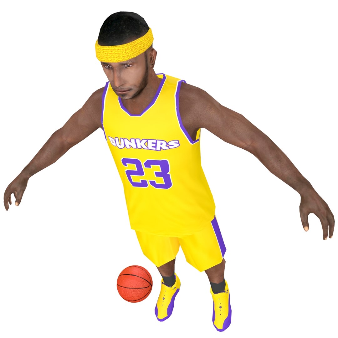 3D basketball player ball model - TurboSquid 1307087