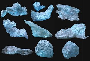 ice iceland packed 3D model