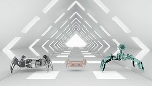 Spider bionic robot