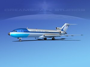 turbines c-22b boeing 727-200 3d max