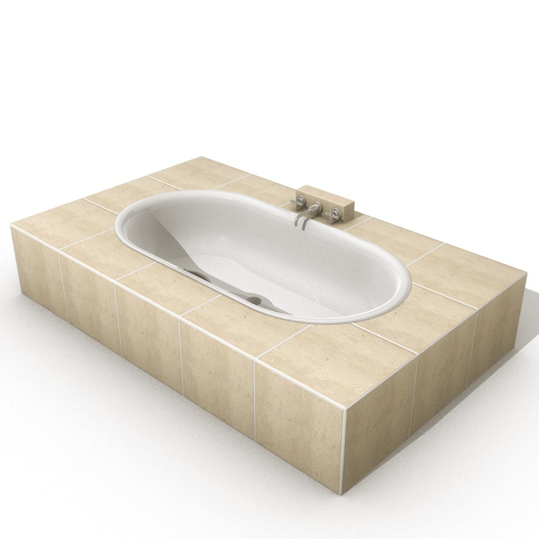 3d Model Tub Bathroom