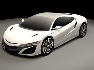 acura nsx 3D model