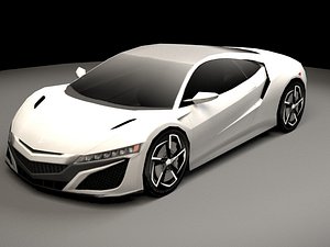 Acura NSX lowpoly