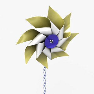 pinwheel wheel pin 3d model