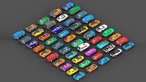 Low- Poly Cars Pack 1