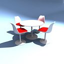 maya eero saarinen tulip chairs