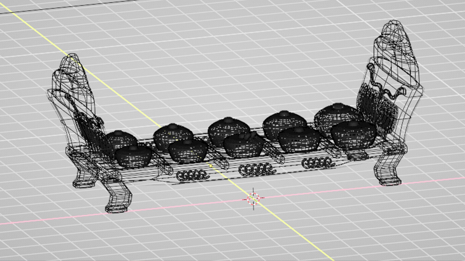 3D Music Instrumental Java BONANG - TurboSquid 1867295