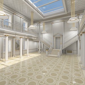 Grand Hall Lobby Staircase 2