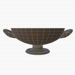 3D Kylix Greek vase