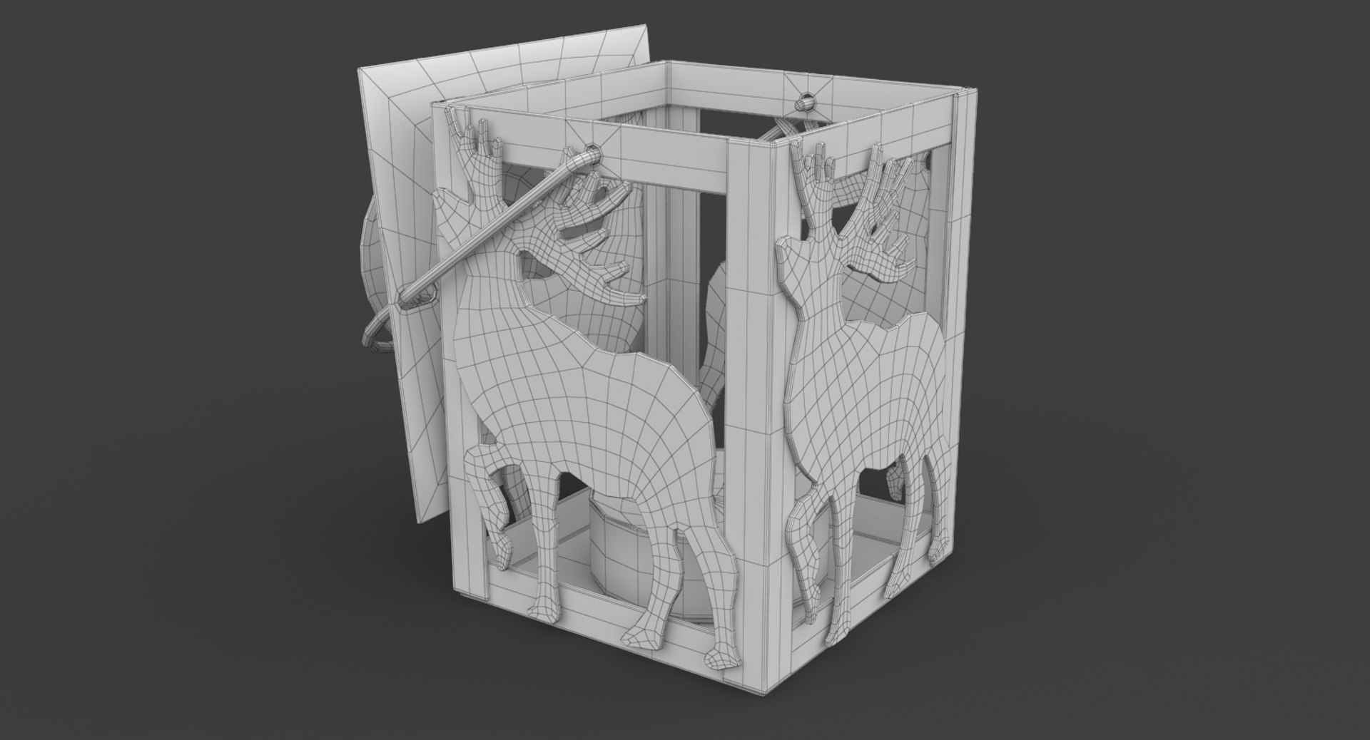 3D christmas deer lantern https://p.turbosquid.com/ts-thumb/Zy/wdZdhr/efD93AVP/christmas_deer_lantern_wireframe12/png/1510849283/1920x1080/fit_q87/f85dc08ad79cf07bf4fdfd48e8617a4cad5e5209/christmas_deer_lantern_wireframe12.jpg