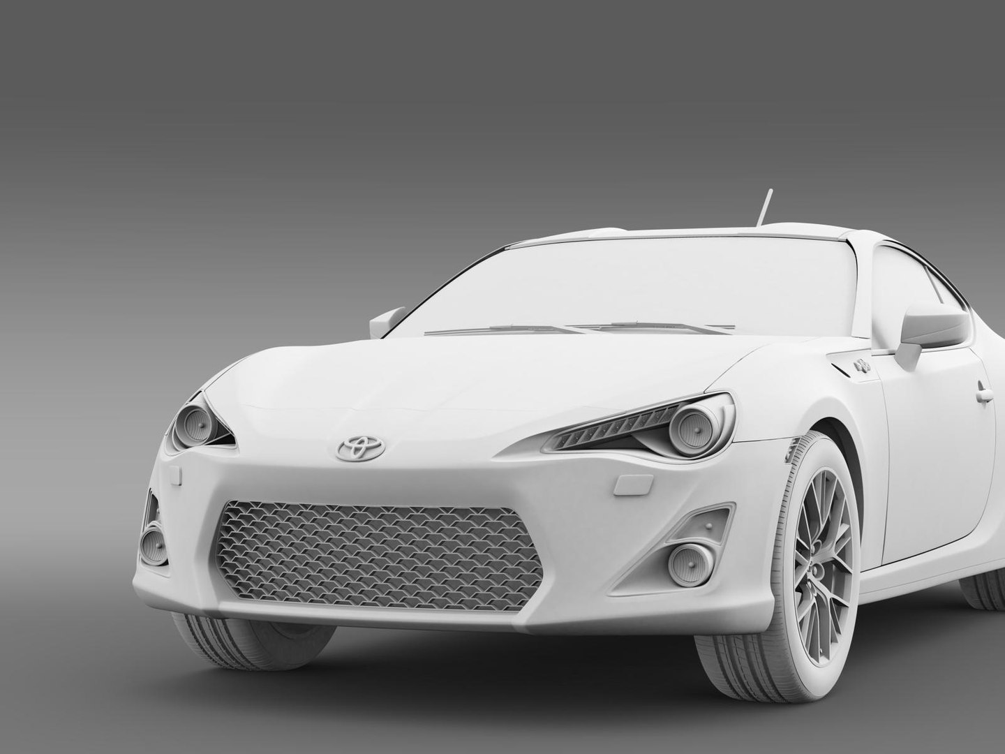 3ds max toyota 86 prototype 2011