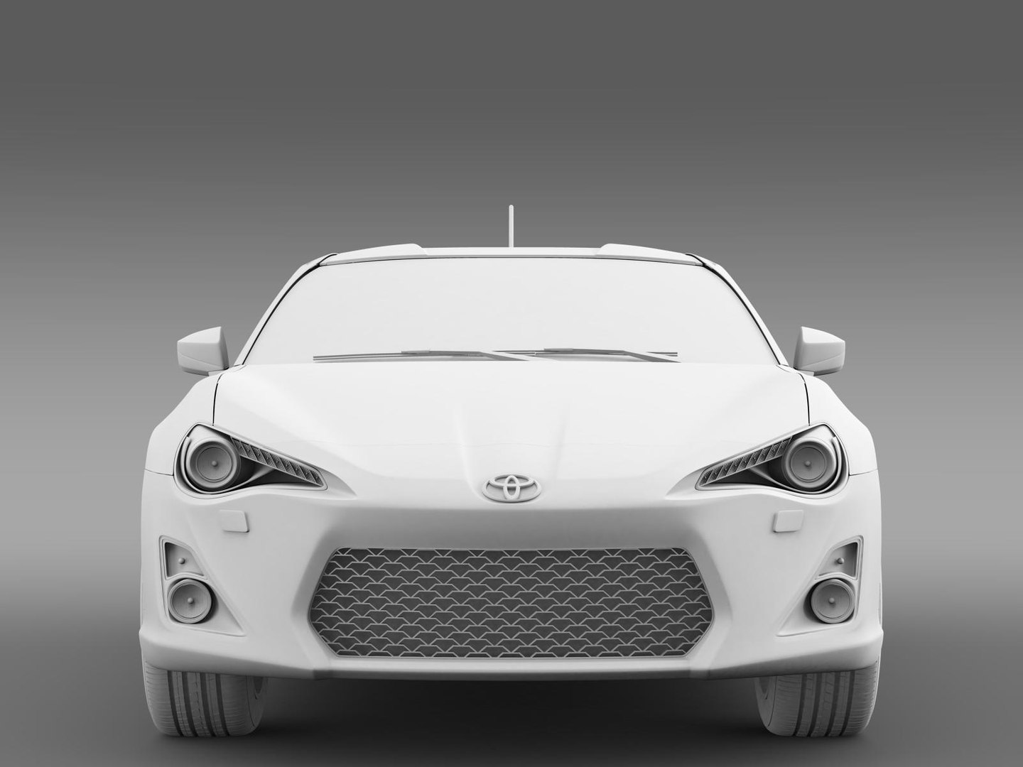3ds Max Toyota 86 Prototype 2011