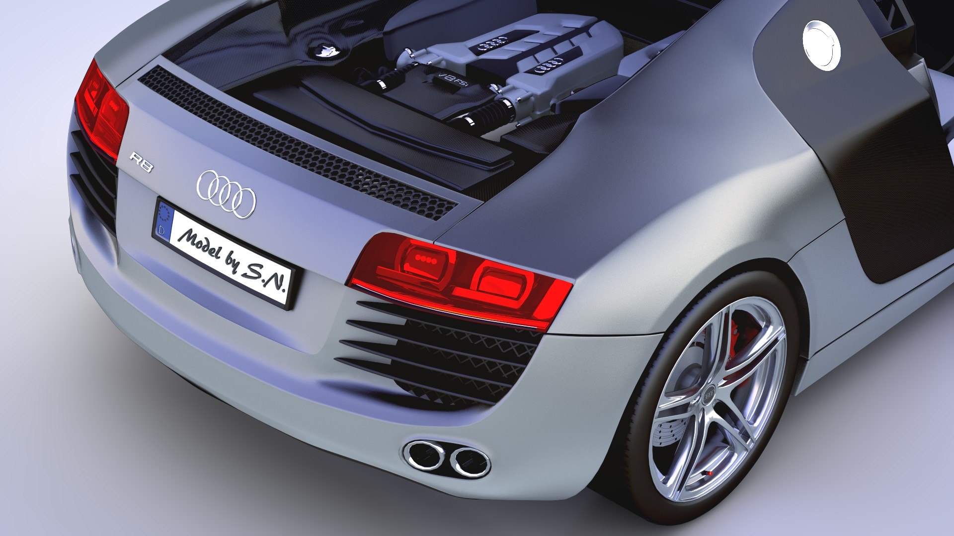 Obj Audi R8 Car