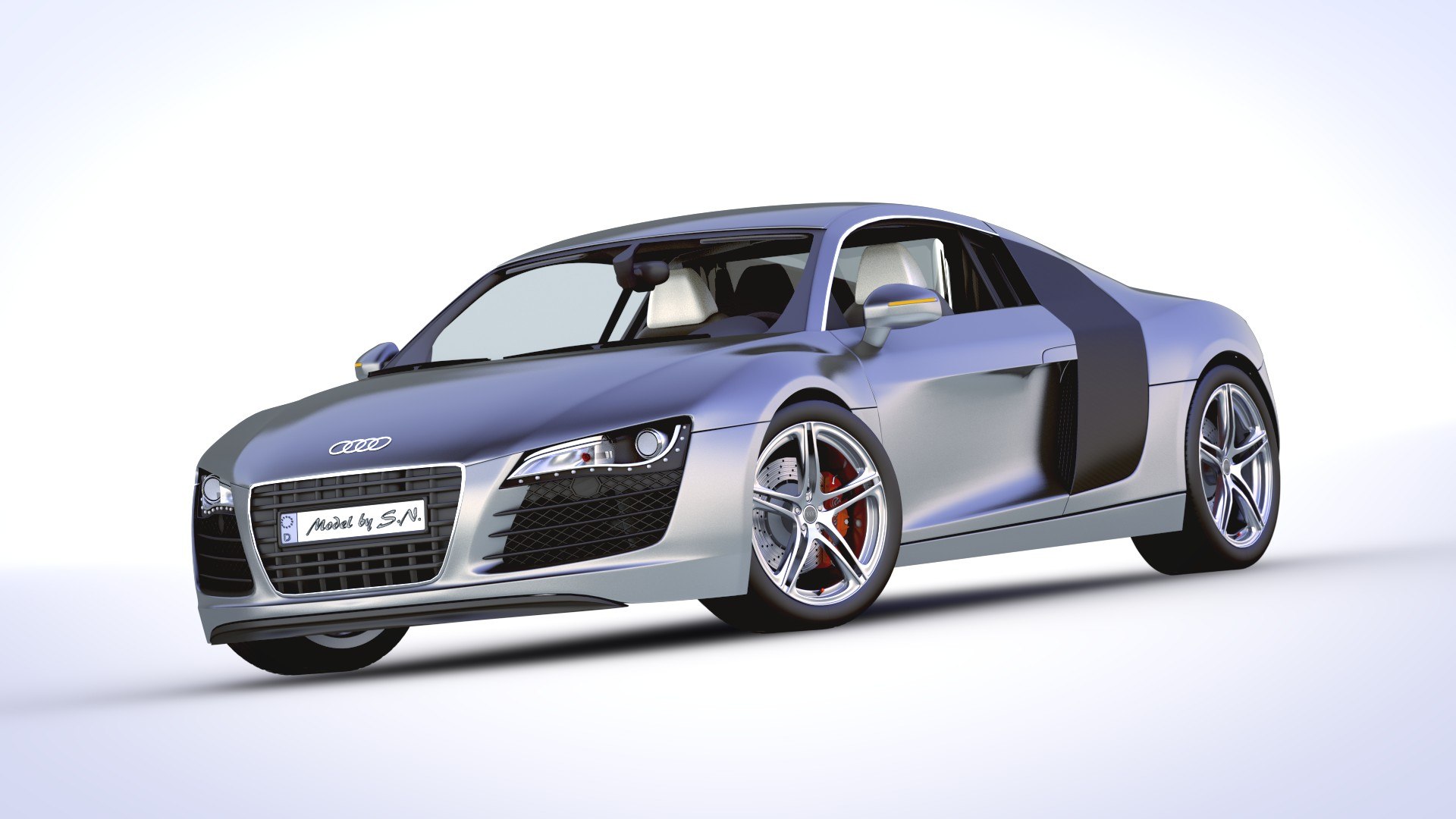 obj audi r8 car