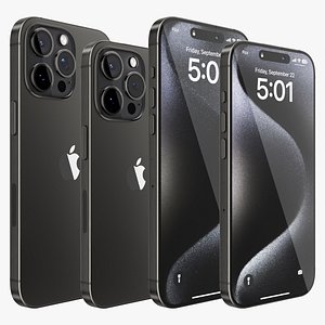 iPhone 15 Pro - Pro Max Black Titanium