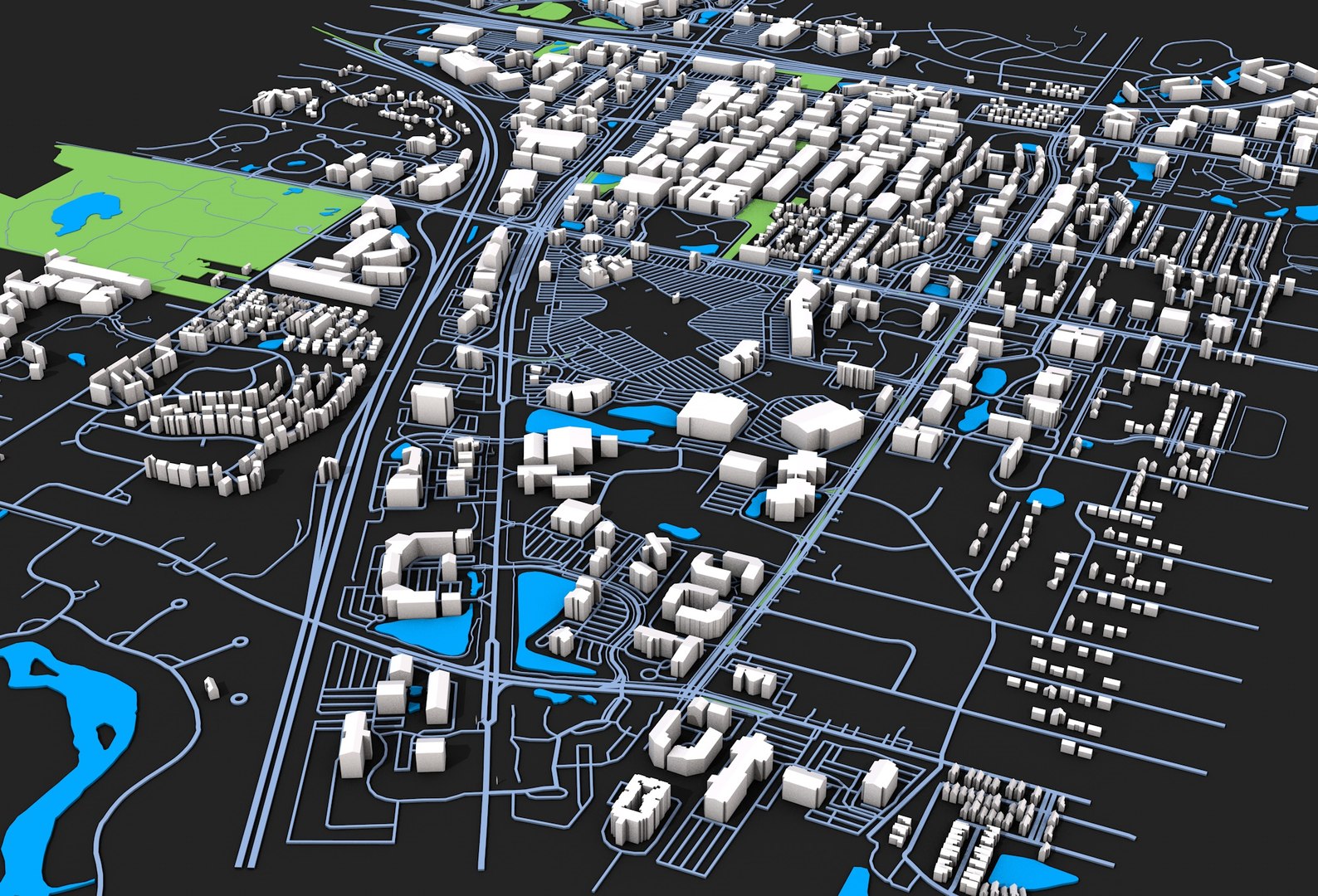 City 5 Model - TurboSquid 2293713