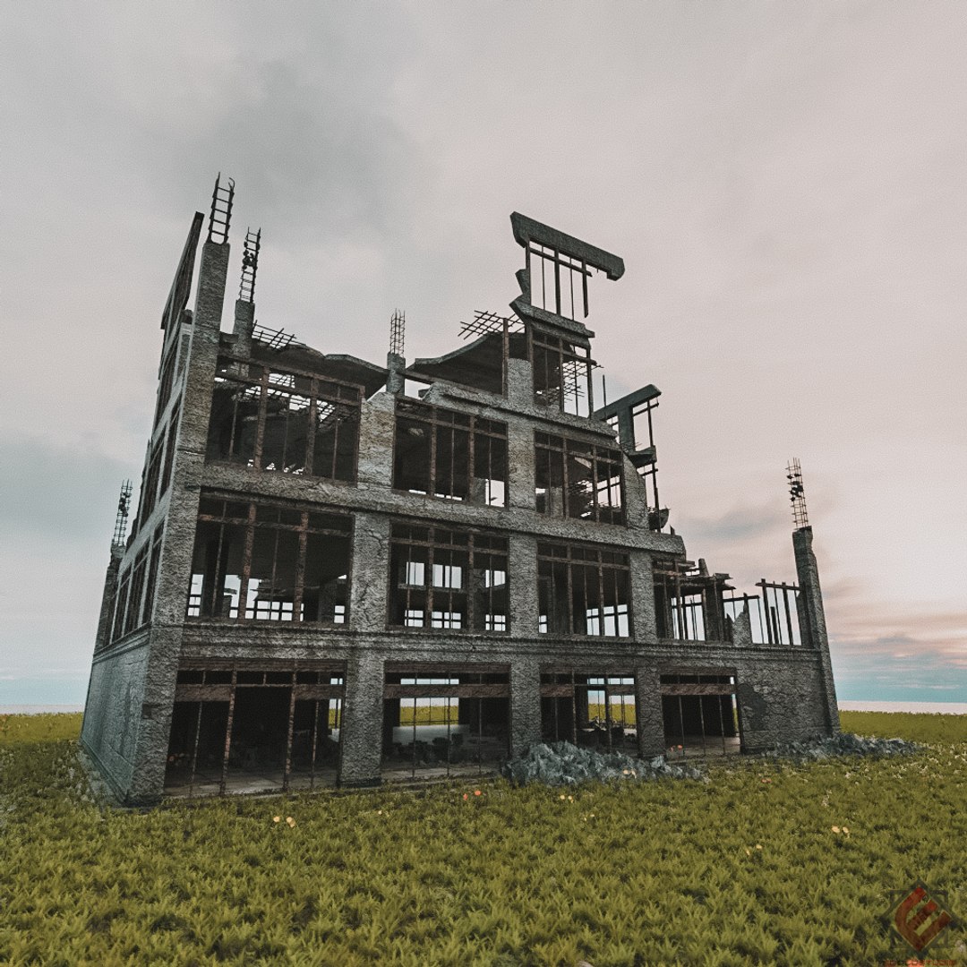 3D destroyed building architectural model https://p.turbosquid.com/ts-thumb/Zz/6EF2jJ/0dUolzjH/01/jpg/1594666388/1920x1080/fit_q87/67fef6d1f6f1c275901641409a0ae813417ac5b1/01.jpg