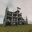 РАЗРУШЕННЫЕ ЗДАНИЯ БРОШЕННЫЕ УПАКОВКИ