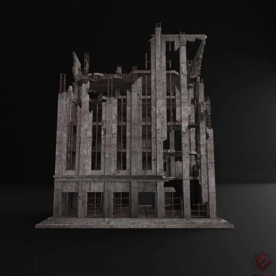 3D destroyed building architectural model https://p.turbosquid.com/ts-thumb/Zz/6EF2jJ/UpGYeMzR/1/jpg/1594666657/1920x1080/fit_q87/8485b9d49852aac43e12f33239bcc069132634cb/1.jpg