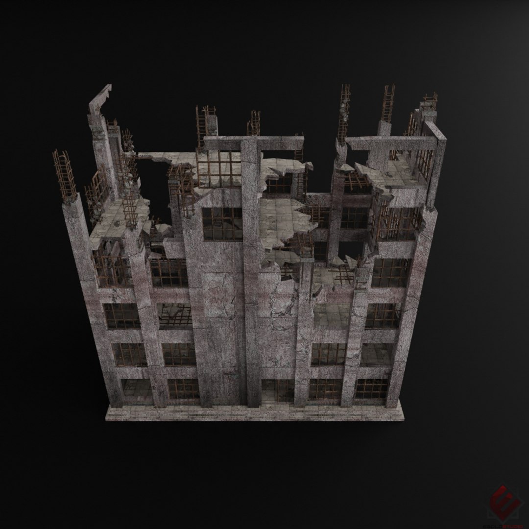 3D destroyed building architectural model https://p.turbosquid.com/ts-thumb/Zz/6EF2jJ/r8X40eGF/7/jpg/1594666366/1920x1080/fit_q87/85c3984dcfc1d4ddef29edcb2c2f92e74c29737b/7.jpg
