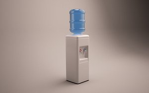 watercooler water cooler 3d max