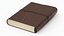 Leather Book 3D model