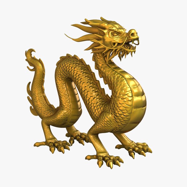 3d model chinese dragon