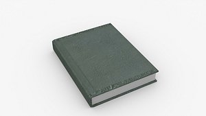 3D Simple Cover Book Rigged and Animated
