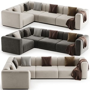 3D Soft Modular Sofa by Vitra