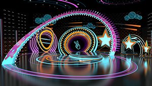 Tv Studio Design 3D