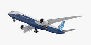 3D boeing 787-9 dreamliner