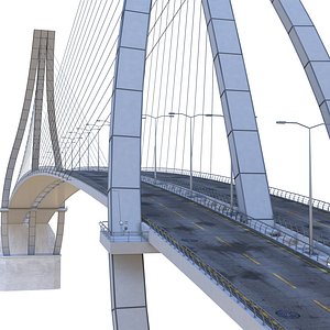 3D Model City Element Scene Bridge - TurboSquid 1622618