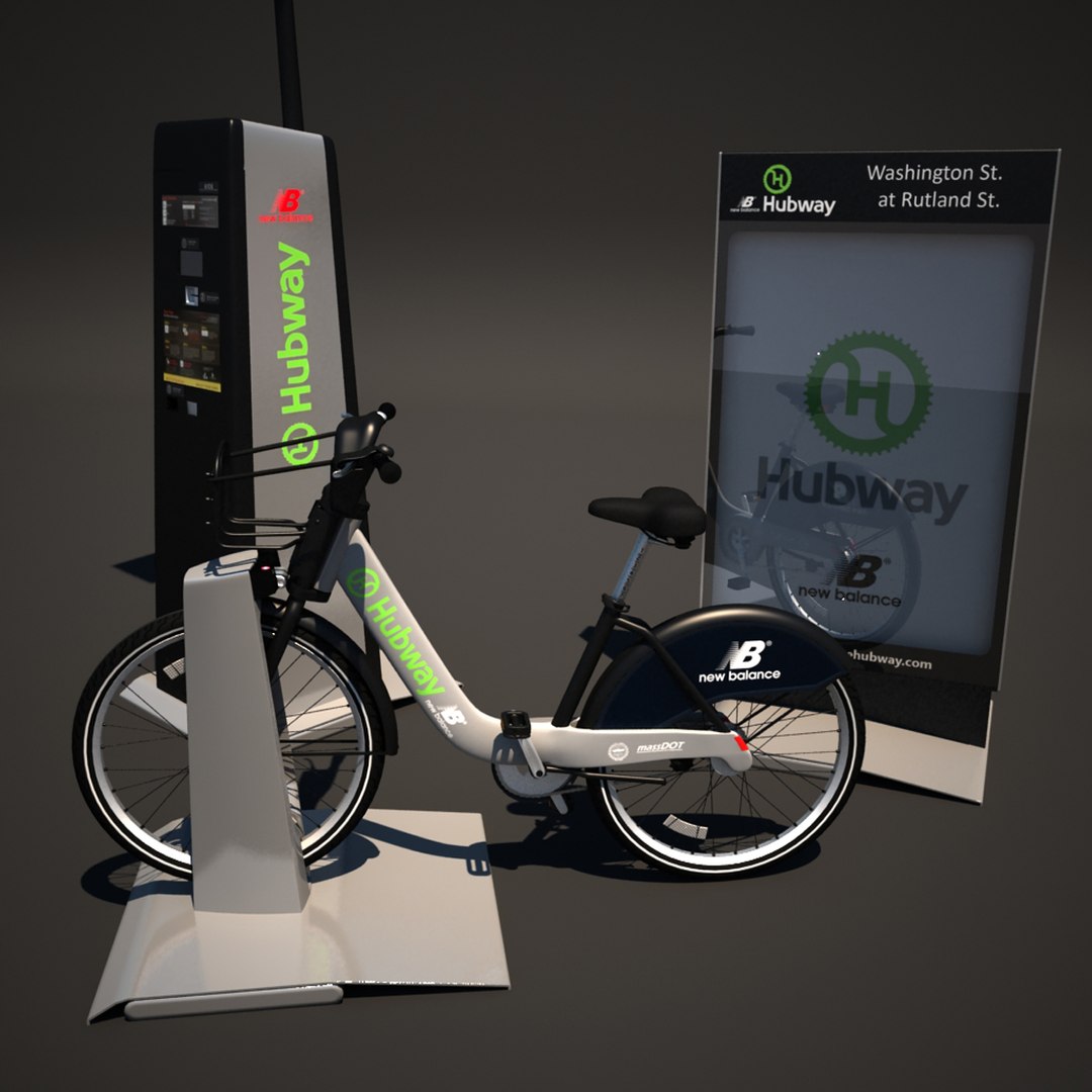 3d Hubway Boston Bixi