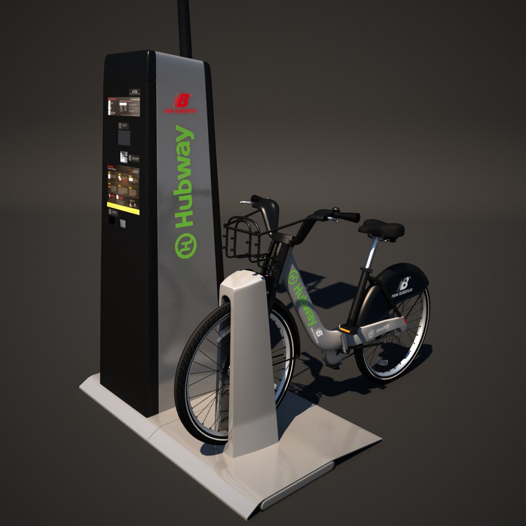 3d Hubway Boston Bixi