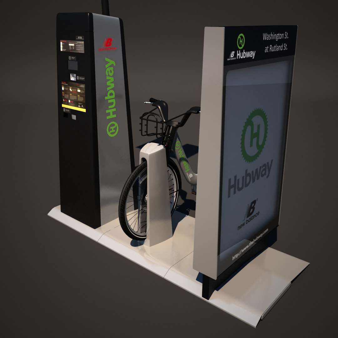 3d Hubway Boston Bixi