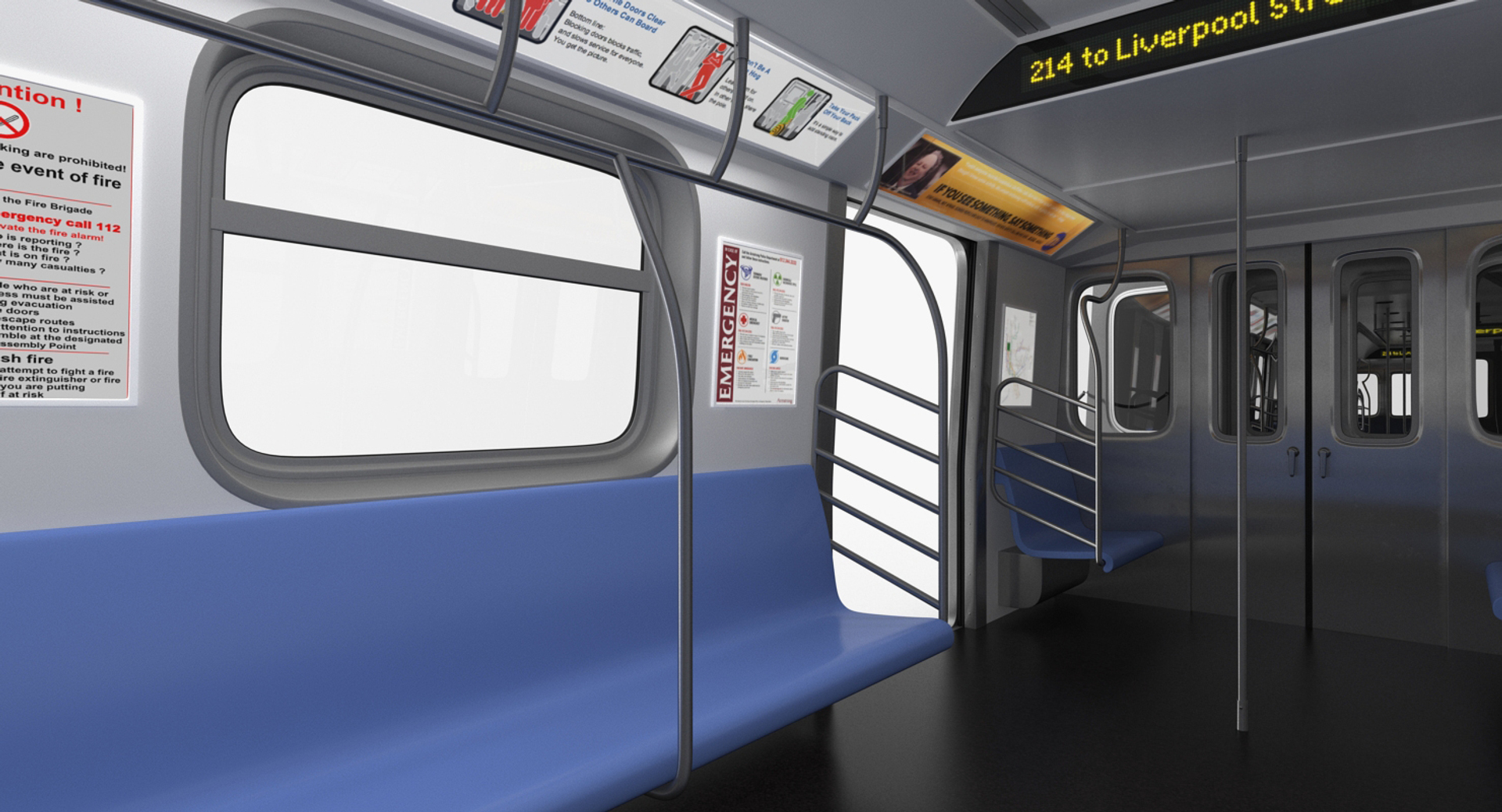 Subway Passanger Wagon R160 Model - TurboSquid 1255703