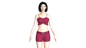 Girls Bralette With Shorts