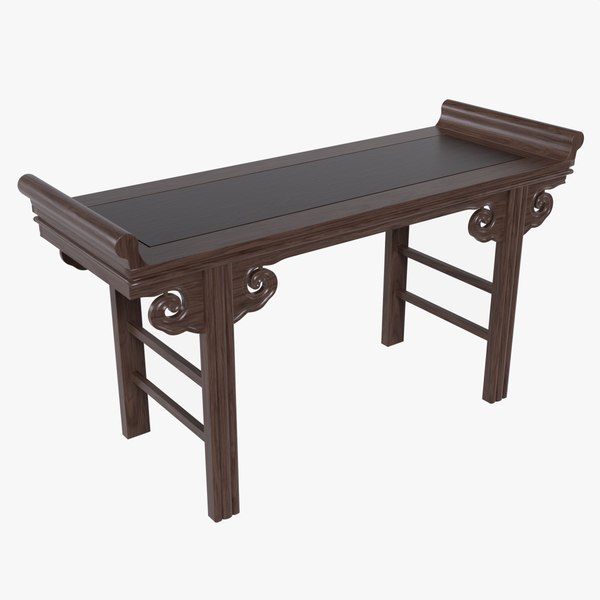 3D Chinese Low Tea Table