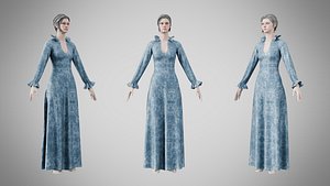 3D Dress 29 Velvet Frost