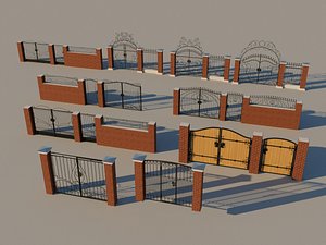 gate 3D model