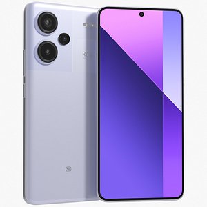 3D Xiaomi Redmi Note 13 Pro Plus Purple