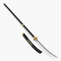 Naginata Japanese Pole Weapon Set