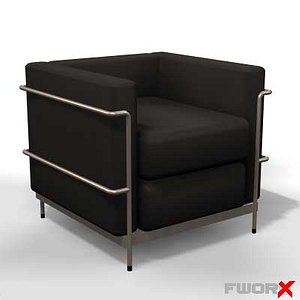 3d armchair chair model