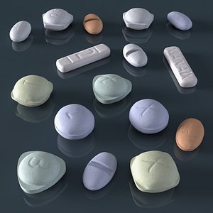 Pharmaceutical Xanax Tablets Mix