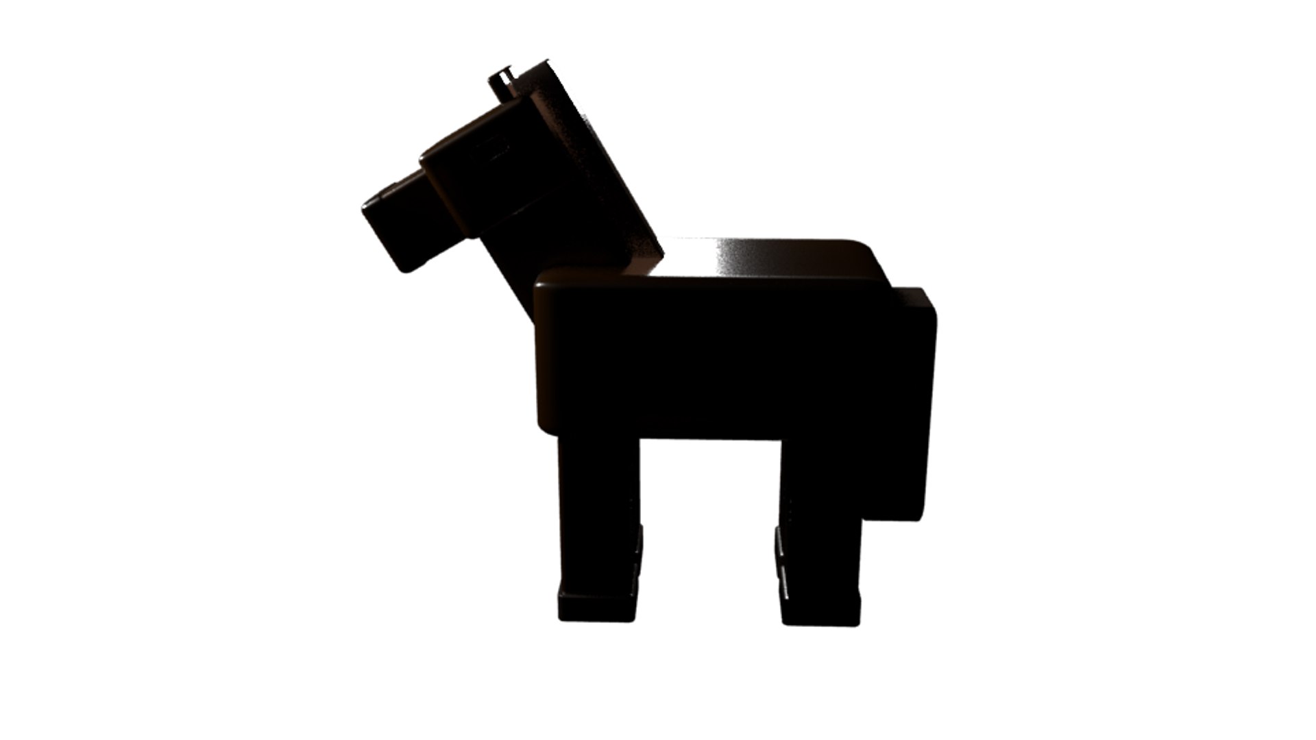 Cavalo Minecraft Modelo 3D - TurboSquid 1842572