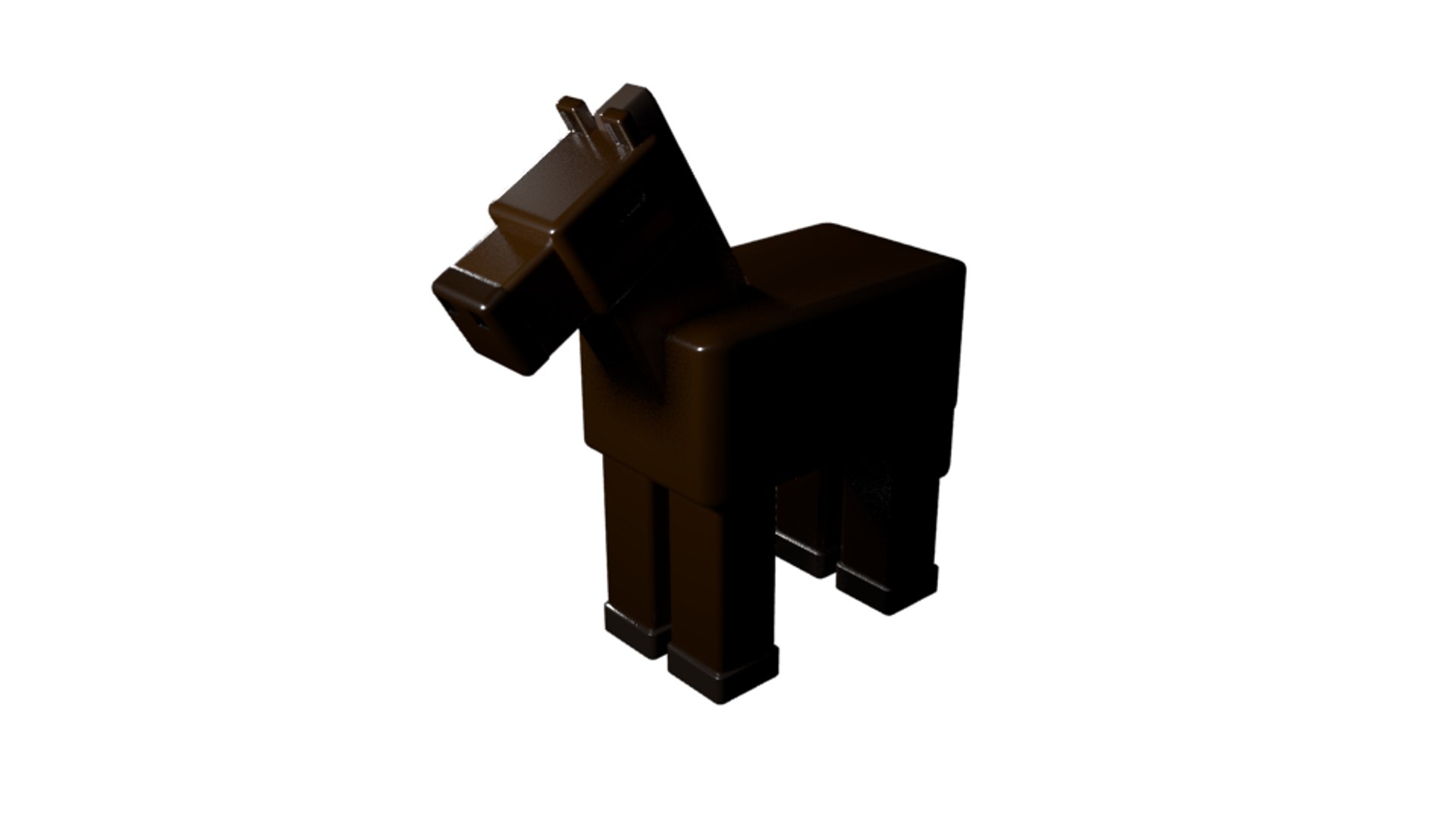 Cavalo Minecraft Modelo 3D - TurboSquid 1842572