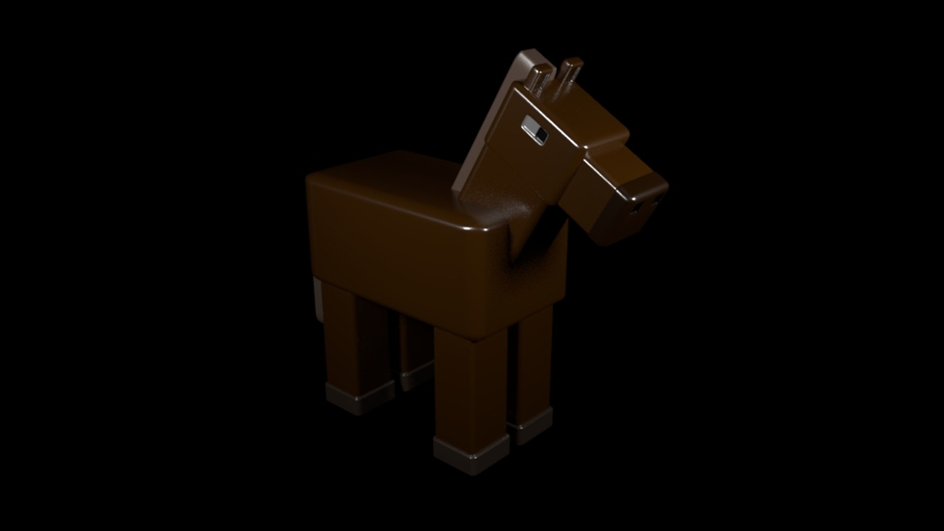 Cavalo Minecraft Modelo 3D - TurboSquid 1842572