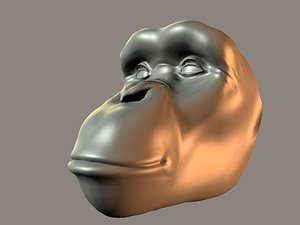 3dsmax chimpanzee character animation