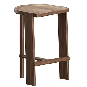 3D model Hinterland Bar Stool by Daniel Boddam