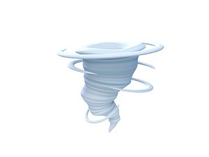 3D tornado storm nature